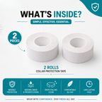 Dryva™ Invisible Collar Protection Tape for Sweat & Stains (2 Rolls)