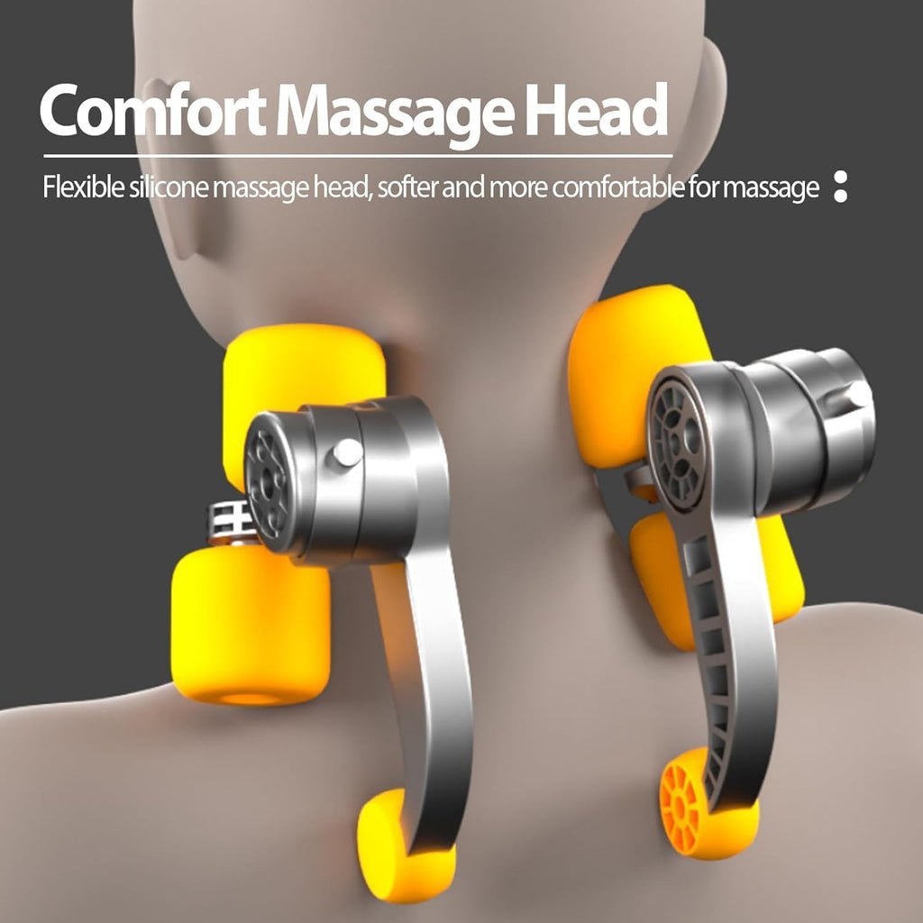 Dryva™ Electric Neck & Back Massager – Deep Tissue Shiatsu with Heat for Stress & Muscle Relief
