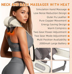 Dryva™ Electric Neck & Back Massager – Deep Tissue Shiatsu with Heat for Stress & Muscle Relief
